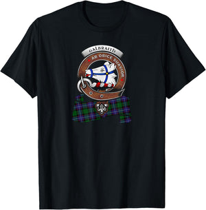 Galbraith Clan Badge &Tartan T-Shirt - T-Shirt | Black