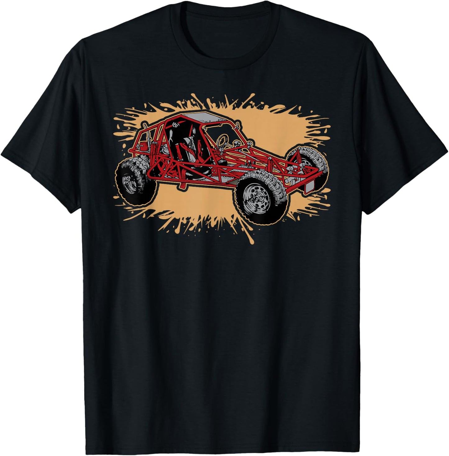 Dune Buggy Off Road Sand Rail 4x4 T-Shirt - T-Shirt | Black