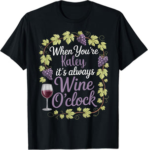 KALEY Personalized Women's Gift Custom KALEY T-Shirt - T-Shirt | Black