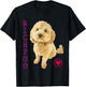 Bichpoo Puppy Dog Poodle cross Noodle Super cute Boodle Men Women Girls Kids T-Shirt - T-Shirt | Black