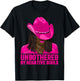 Unbothered By Negative Souls Western Cowgirl Black Women T-Shirt - T-Shirt | Black