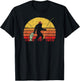 Bass Fishing Funny Bigfoot in Trucker Hat Retro Graphic T-Shirt - T-Shirt | Black