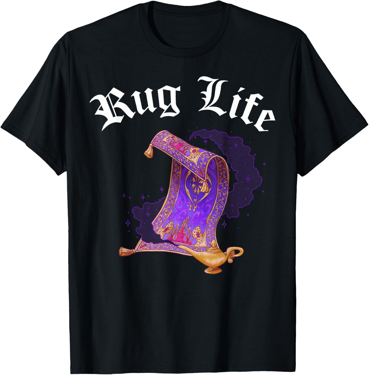 Disney Aladdin Rug Life Graphic T-Shirt - T-Shirt | Black
