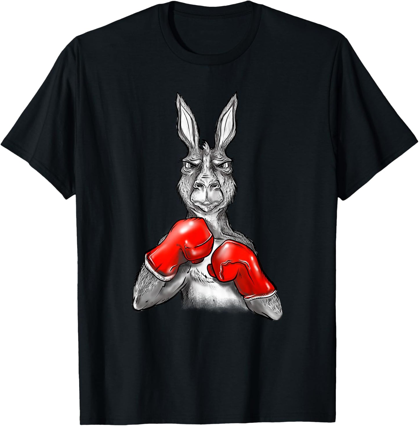 Funny Boxing Roger - Humor Sport Kangaroo T-Shirt - T-Shirt | Black