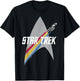 Star Trek Retro Rainbow Flight Badge T-Shirt - T-Shirt | Black
