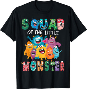 Squad Of The Little Monster Kids 1St Birthday Party T-Shirt - T-Shirt | Black