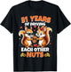 51st Wedding Anniversary 51 Years Of Driving Each Other Nuts T-Shirt - T-Shirt | Black