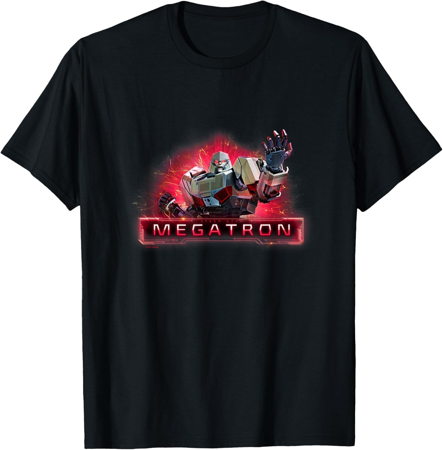 Transformers One Iconic Megatron Power Up Big Chest Logo T-Shirt - T-Shirt | Black