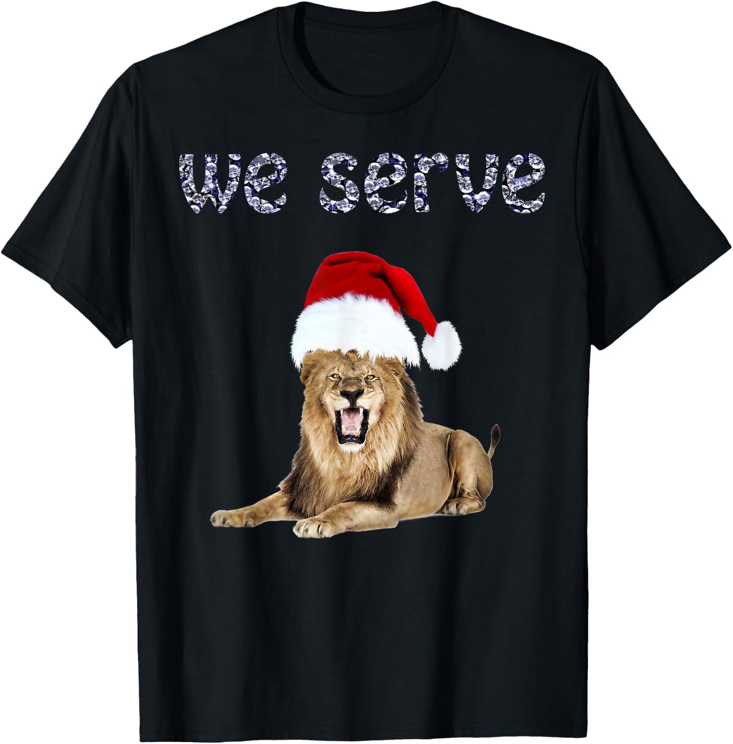 Lions Club International Members Christmas special T-Shirt - T-Shirt | Black