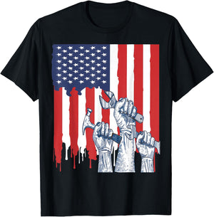 Labor Day Shirt Happy Labor Day Men Women And Youth T-Shirt - T-Shirt | Black