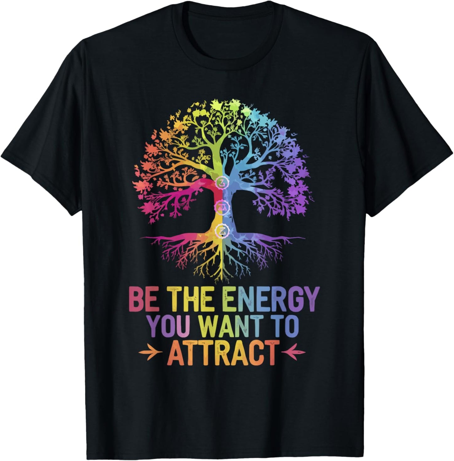 Spiritual Seeker Meditation Reiki Master Healing Energy T-Shirt - T-Shirt | Black