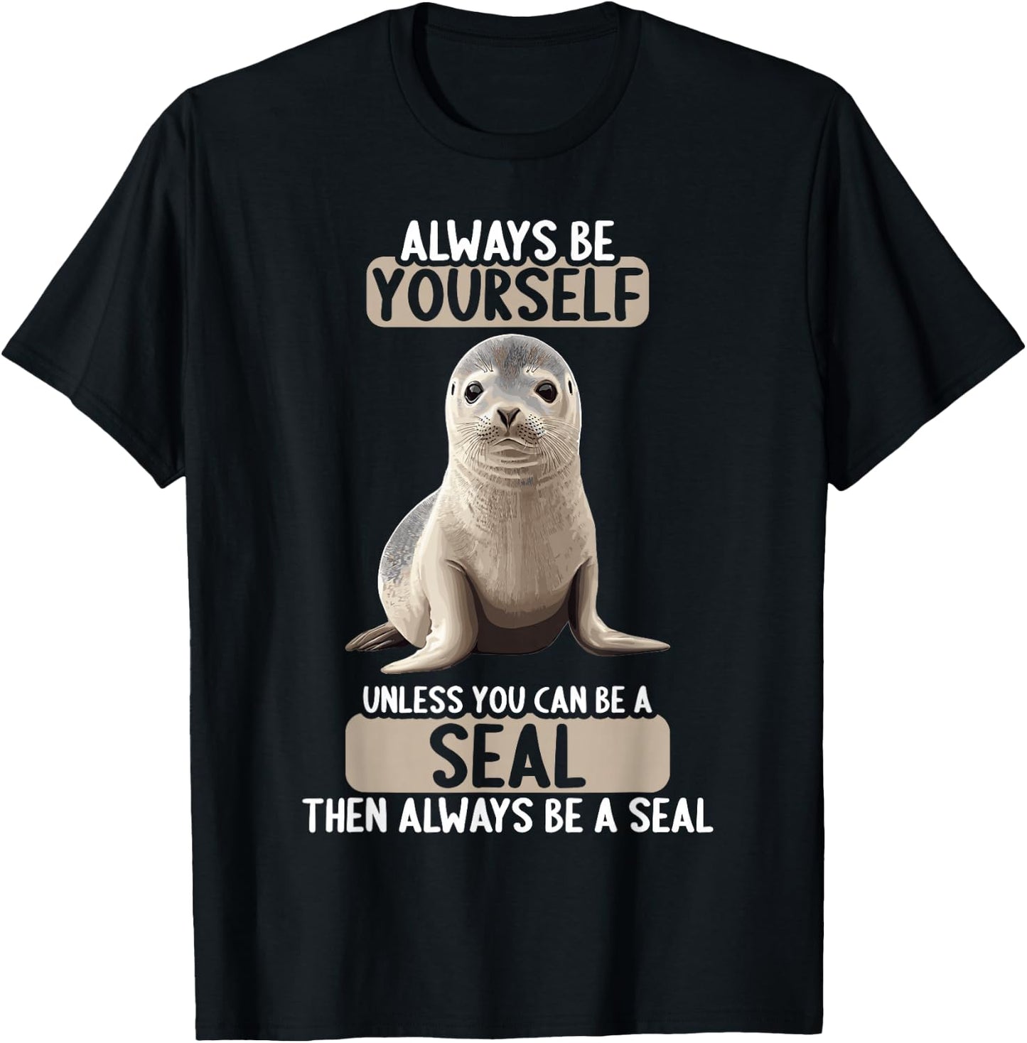 Seals Seal T-Shirt - T-Shirt | Black