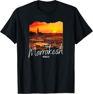 Morocco Marrakesh Souvenir / Marrakesh T-Shirt - T-Shirt | Black
