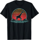 Giraffe Lover Animal Retro Vintage 80s Style T-Shirt - T-Shirt | Black