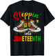 Stepping Into Juneteenth Afro Black Girls Sneakers Men Women T-Shirt - T-Shirt | Black