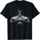 Butterfly Moth - Morbid Moon Occult Sacred Geometry T-Shirt - T-Shirt | Black