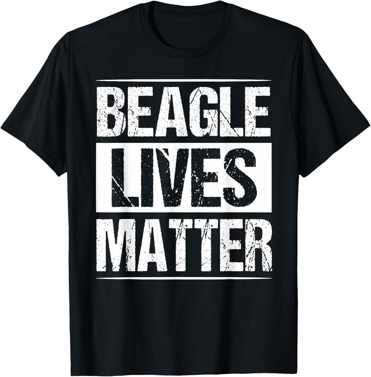 Beagle Lives Matter Shirt Funny Dog Lover Gift Men Women Kids T-Shirt - T-Shirt | Black