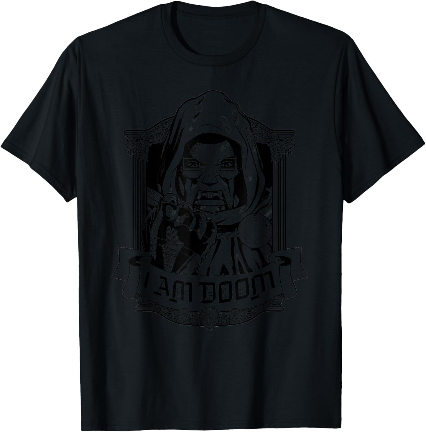 Marvel Super Villains Doctor Doom Portrait I Am Doom T-Shirt - T-Shirt | Black