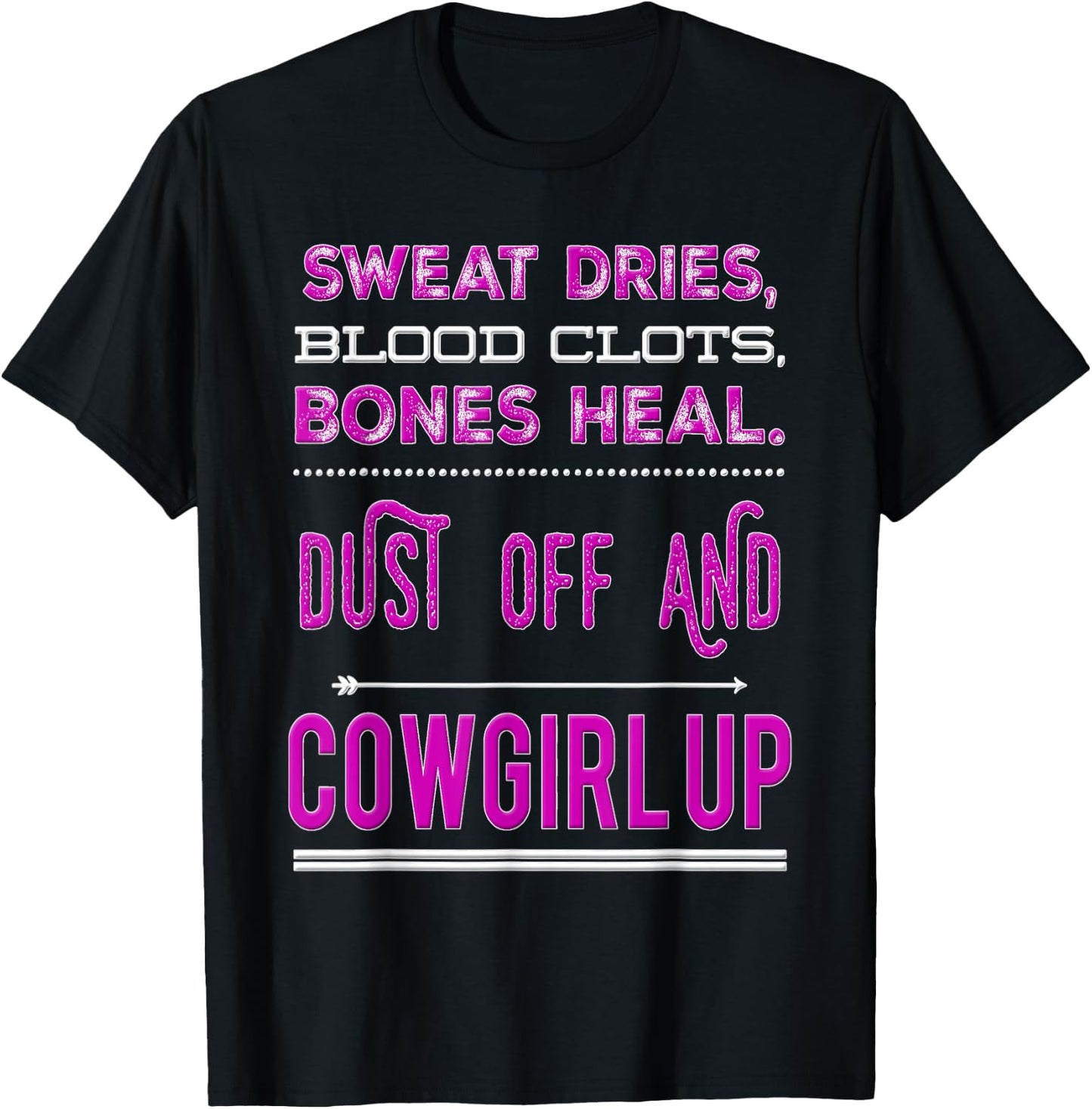 Cowgirl Up Rodeo Horse Lover for Girls and Women T-Shirt - T-Shirt | Black