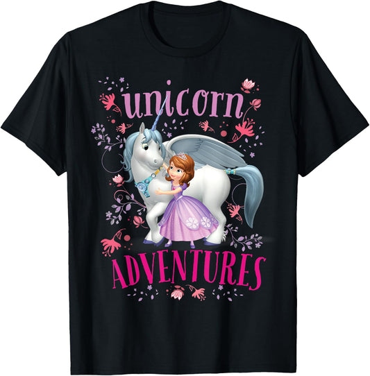 Disney - Sofia the First Unicorn Adventures T-Shirt - T-Shirt | Black