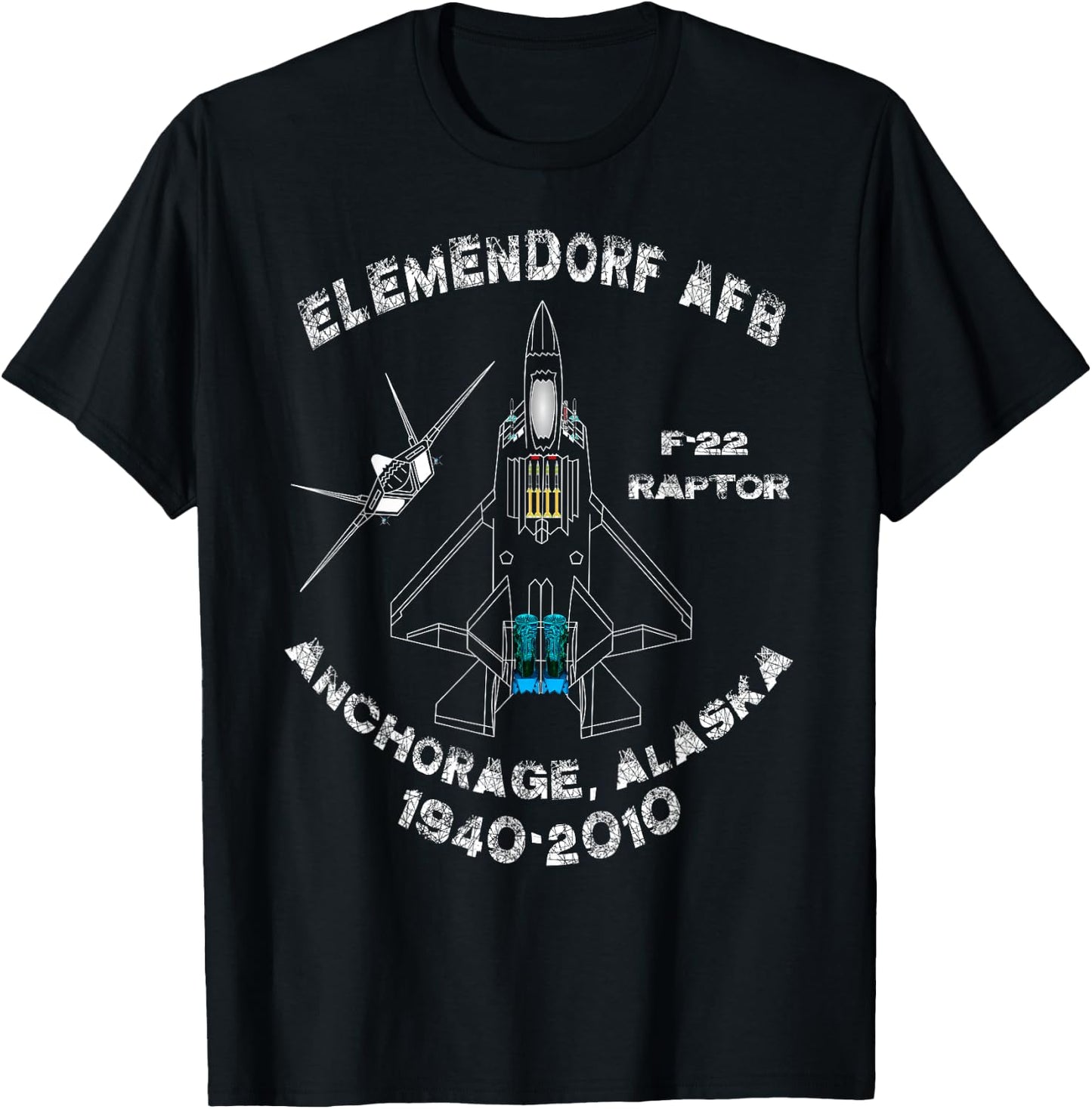 Elmendorf AFB T-Shirt - T-Shirt | Black