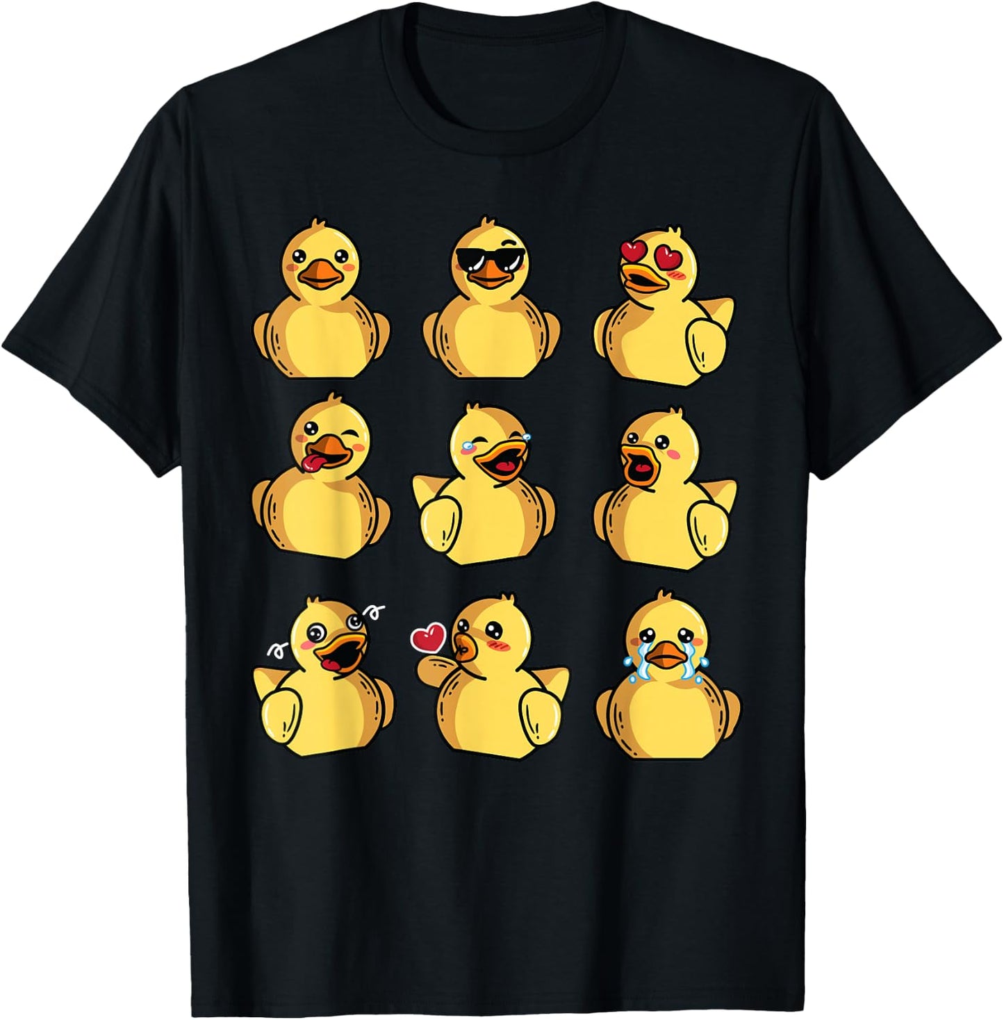 Rubber Ducky Shirt | Cool Duck Bath Toy T-Shirt - T-Shirt | Black