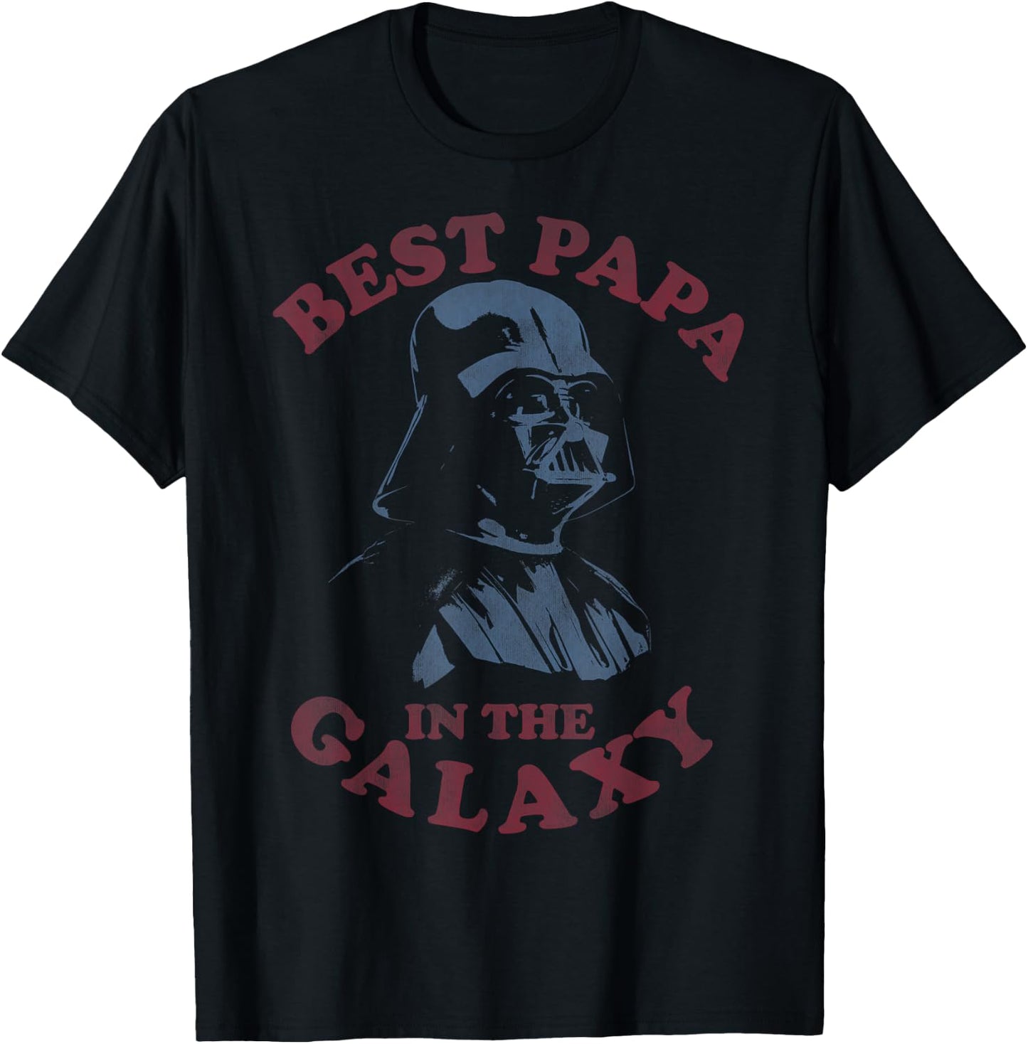 Star Wars Darth Vader Retro Best Papa Graphic T-Shirt - T-Shirt | Black