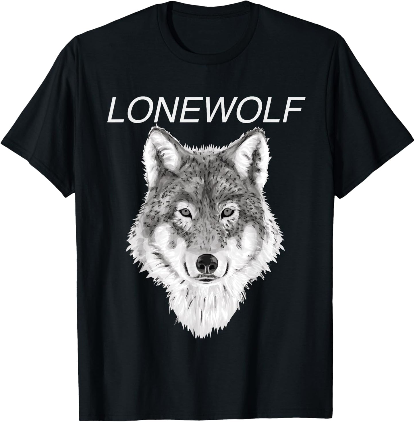 Lone Wolf T Shirt T-Shirt - T-Shirt | Black