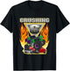 Monster Truck Crushing being 6 Six Years Old 6th Birthday T-Shirt - T-Shirt | Black