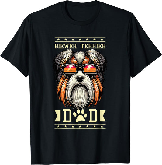 Biewer Terrier Dad T-Shirt - T-Shirt | Black