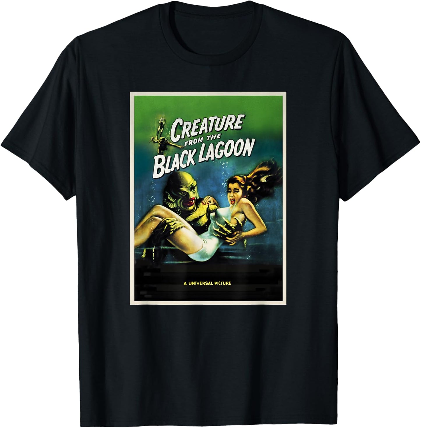 Creature from the Black Lagoon Original Poster Art T-Shirt - T-Shirt | Black