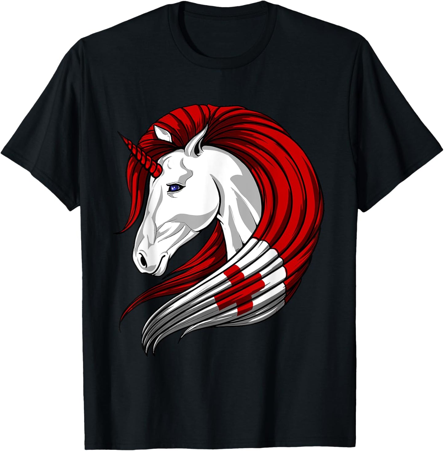 Tonga Flag Tongan Flag Unicorn Shirt T-Shirt - T-Shirt | Black