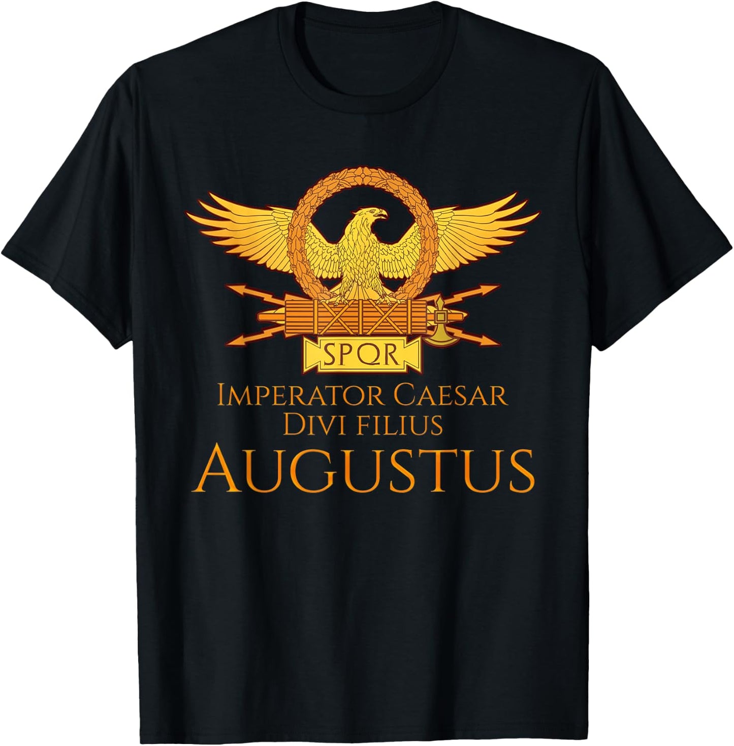 Roman Emperor Shirt - Caesar Augustus - Ancient Rome Gift T-Shirt - T-Shirt | Black
