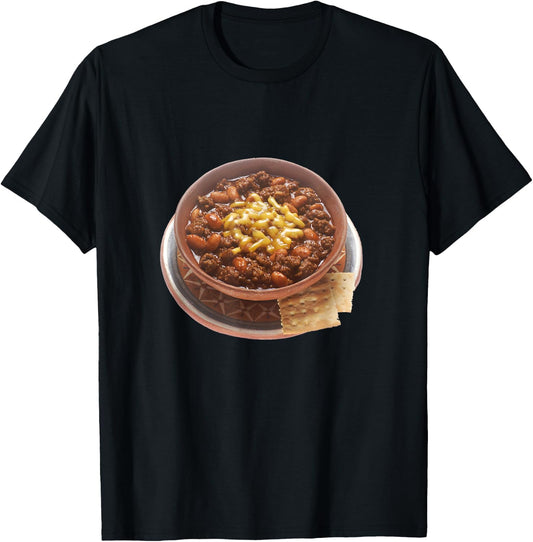 Bowl of Chili T Shirt T-Shirt - T-Shirt | Black
