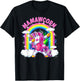 Mamawcorn Shirt Dabbing Unicorn Cute Mamaw Gifts T-Shirt - T-Shirt | Black