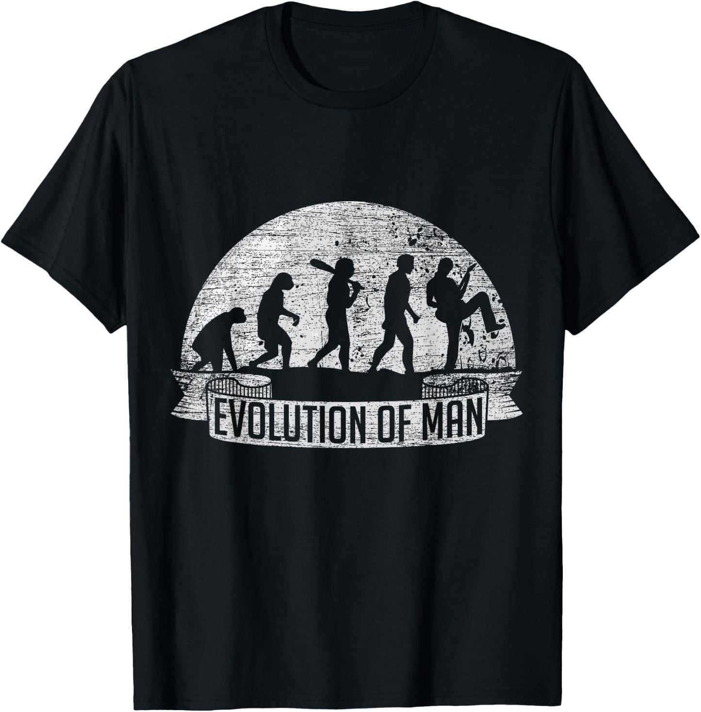 Evolution Guitar T-Shirt - T-Shirt | Black