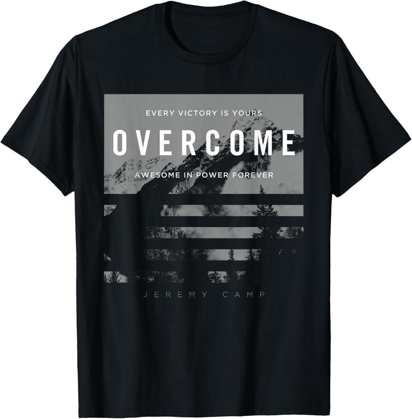 Jeremy Camp - Overcome T-Shirt - T-Shirt | Black