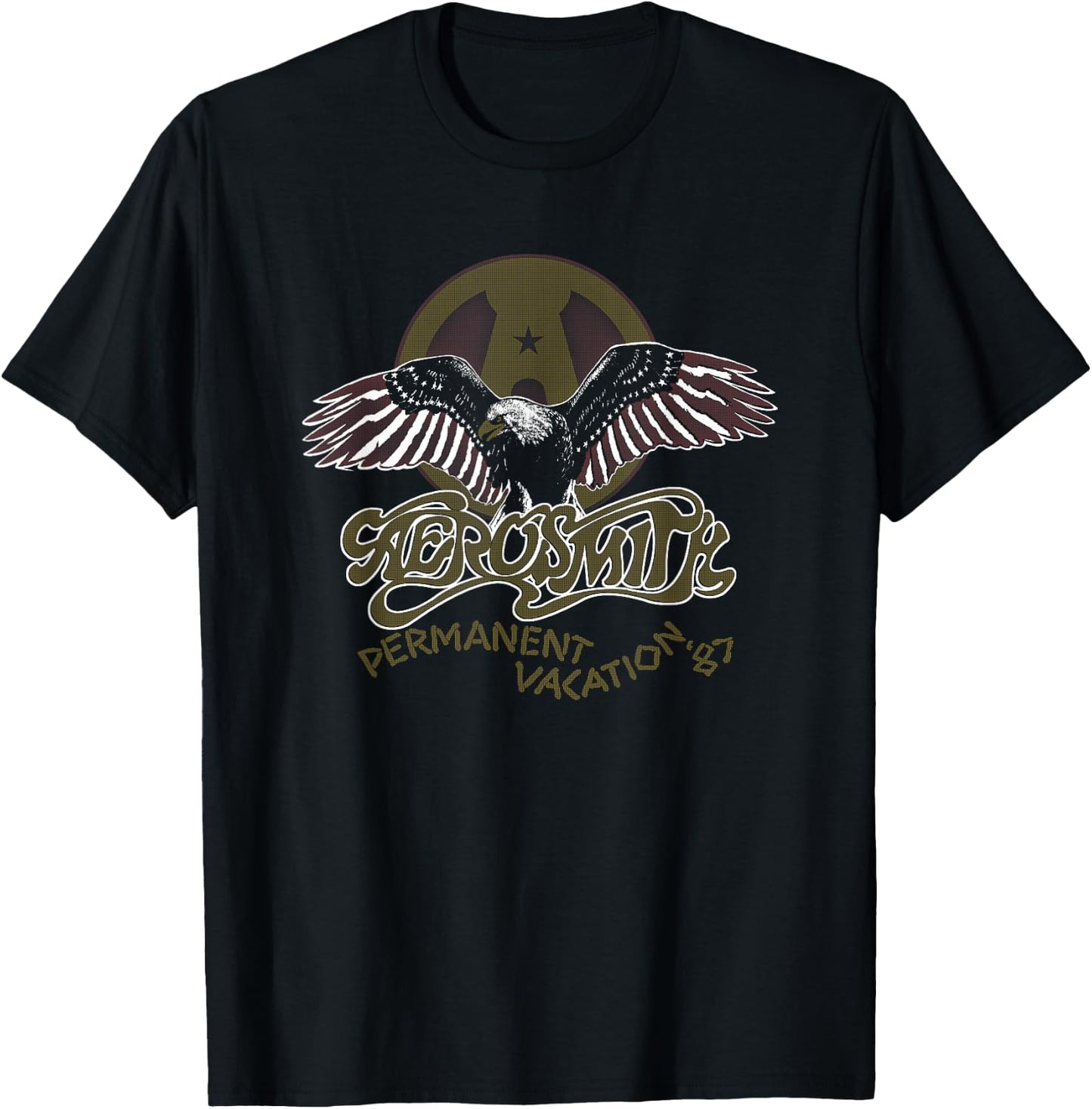 Aerosmith - Permanent Vacation '87 T-Shirt - T-Shirt | Black