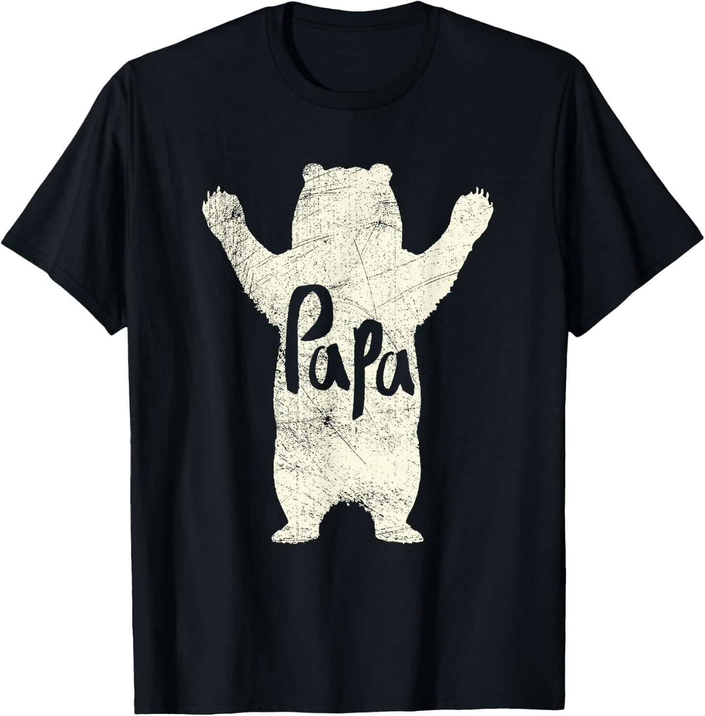 Big Papa Bear Hug T Shirt T-Shirt - T-Shirt | Black