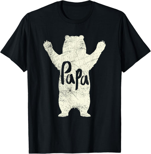 Big Papa Bear Hug T Shirt T-Shirt - T-Shirt | Black