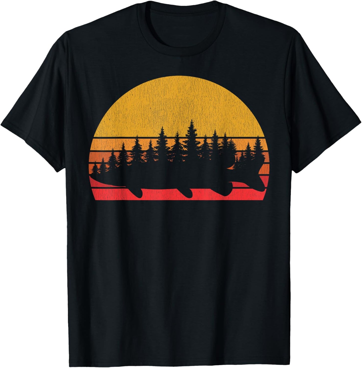 Northern Pike Fishing Fisherman Angling T-Shirt - T-Shirt | Black