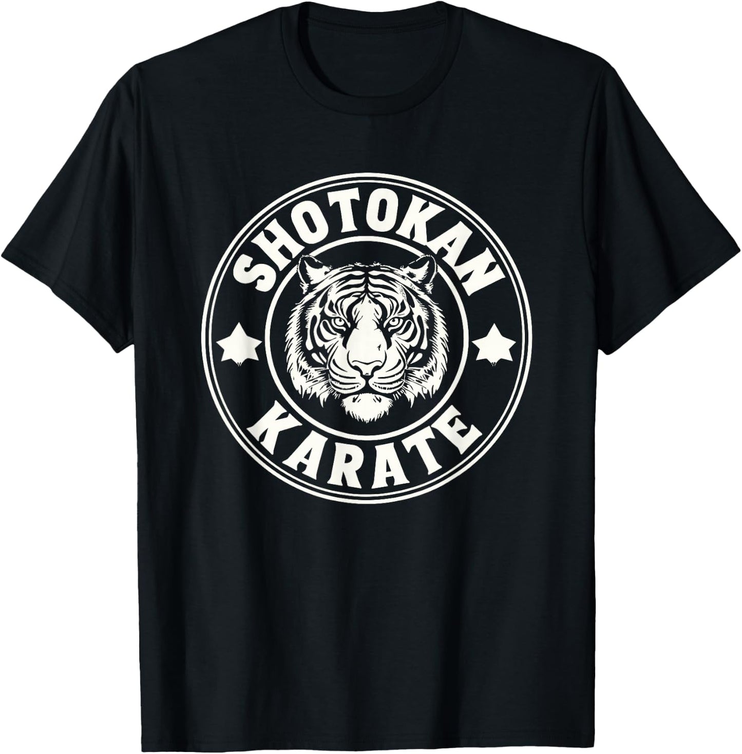 Shotokan Karate Fighter Martial Arts Tiger Funny Karateka T-Shirt - T-Shirt | Black