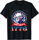 Party Like It Is 1776 4th of July George Washington T-Shirt - T-Shirt | Black