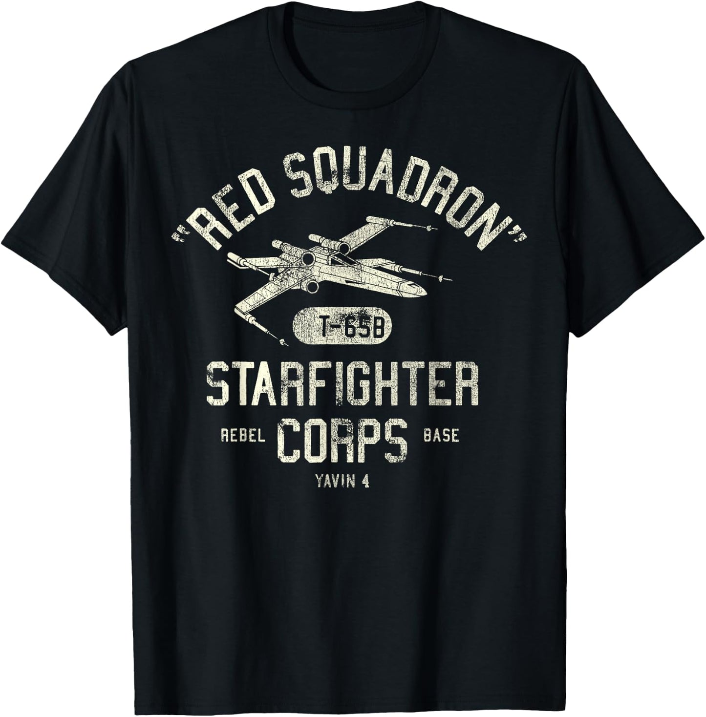 Star Wars Rebel X-Wing Starfighter Corps Graphic T-Shirt - T-Shirt | Black