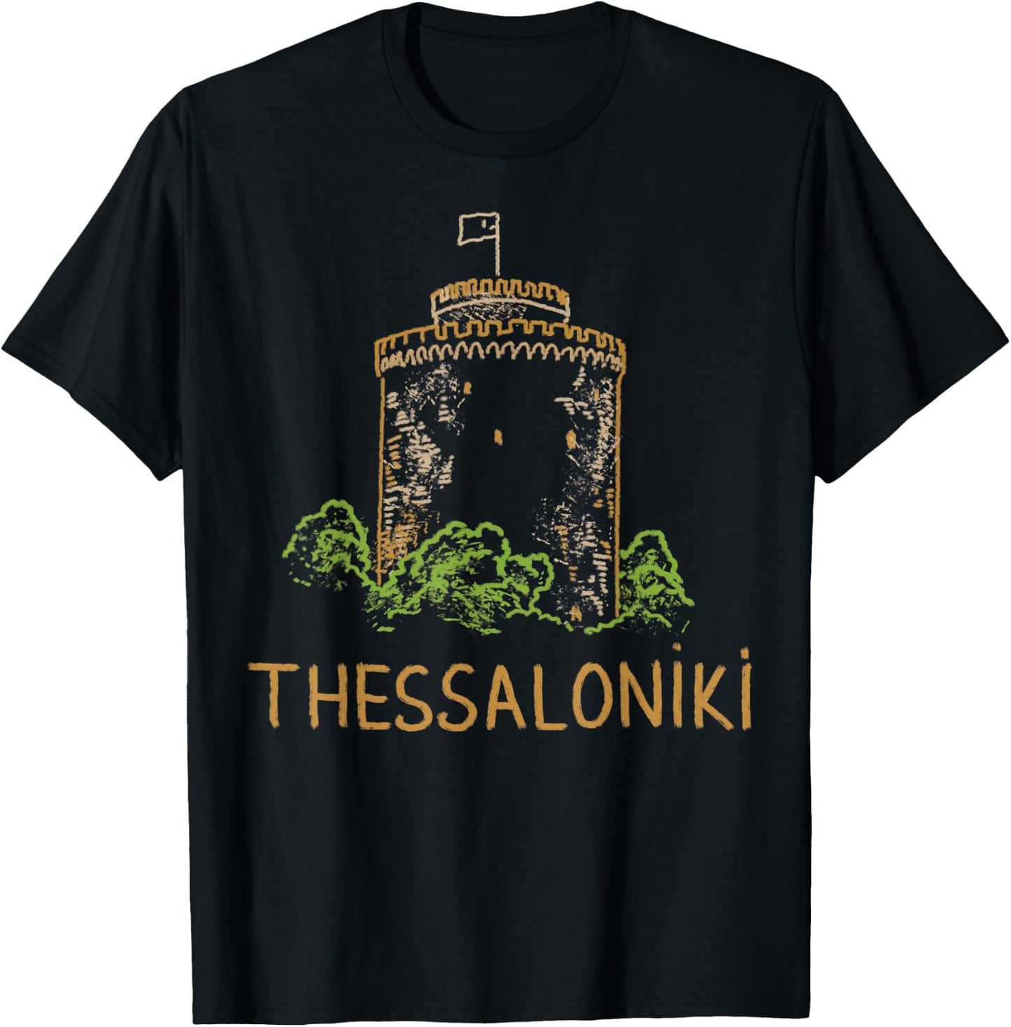Thessaloniki city Shirt T Shirt T-Shirt - T-Shirt | Black