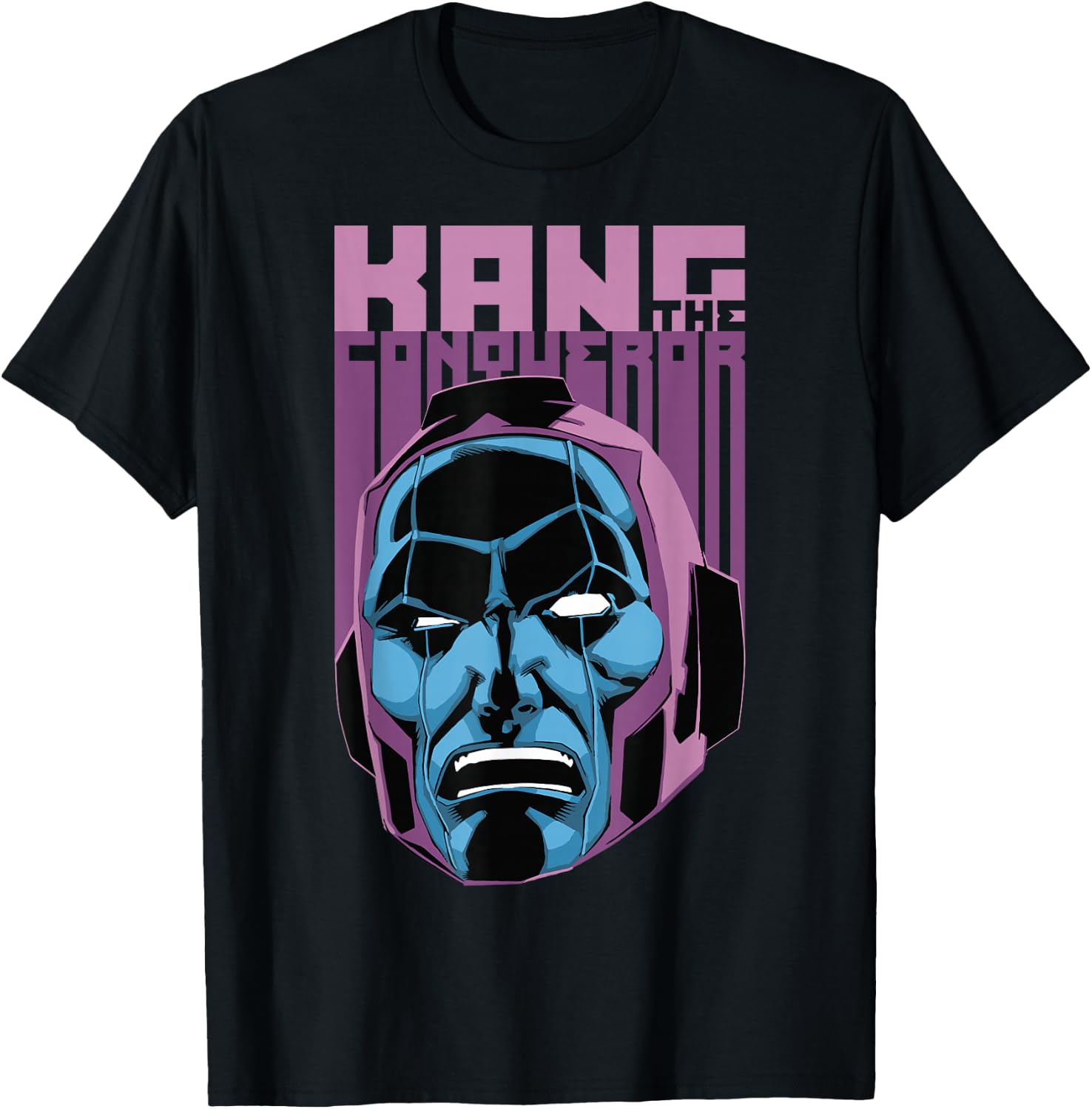 Marvel Kang The Conqueror Big Face T-Shirt - T-Shirt | Black