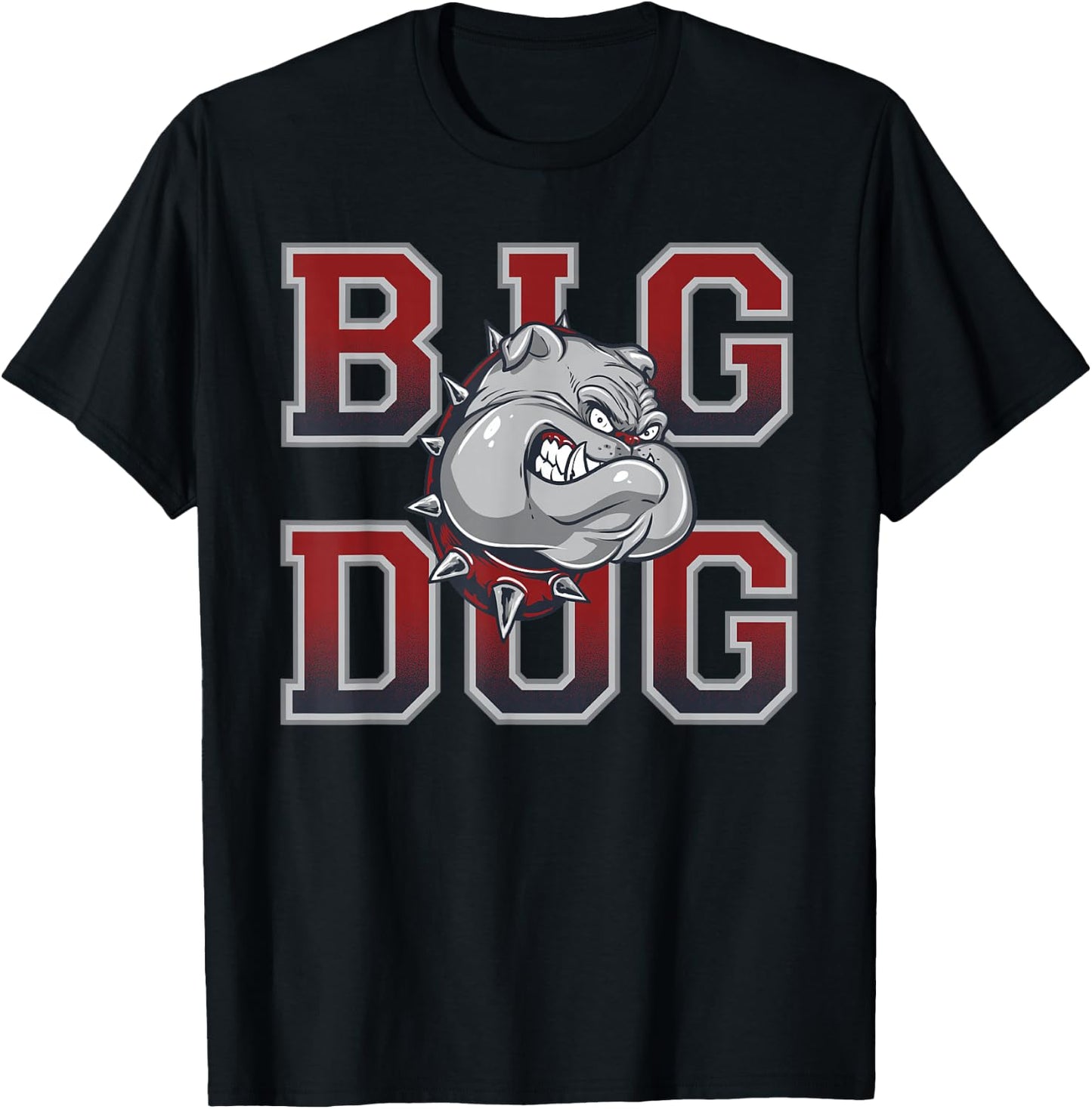 Big Dog Bulldog T-Shirt - T-Shirt | Black