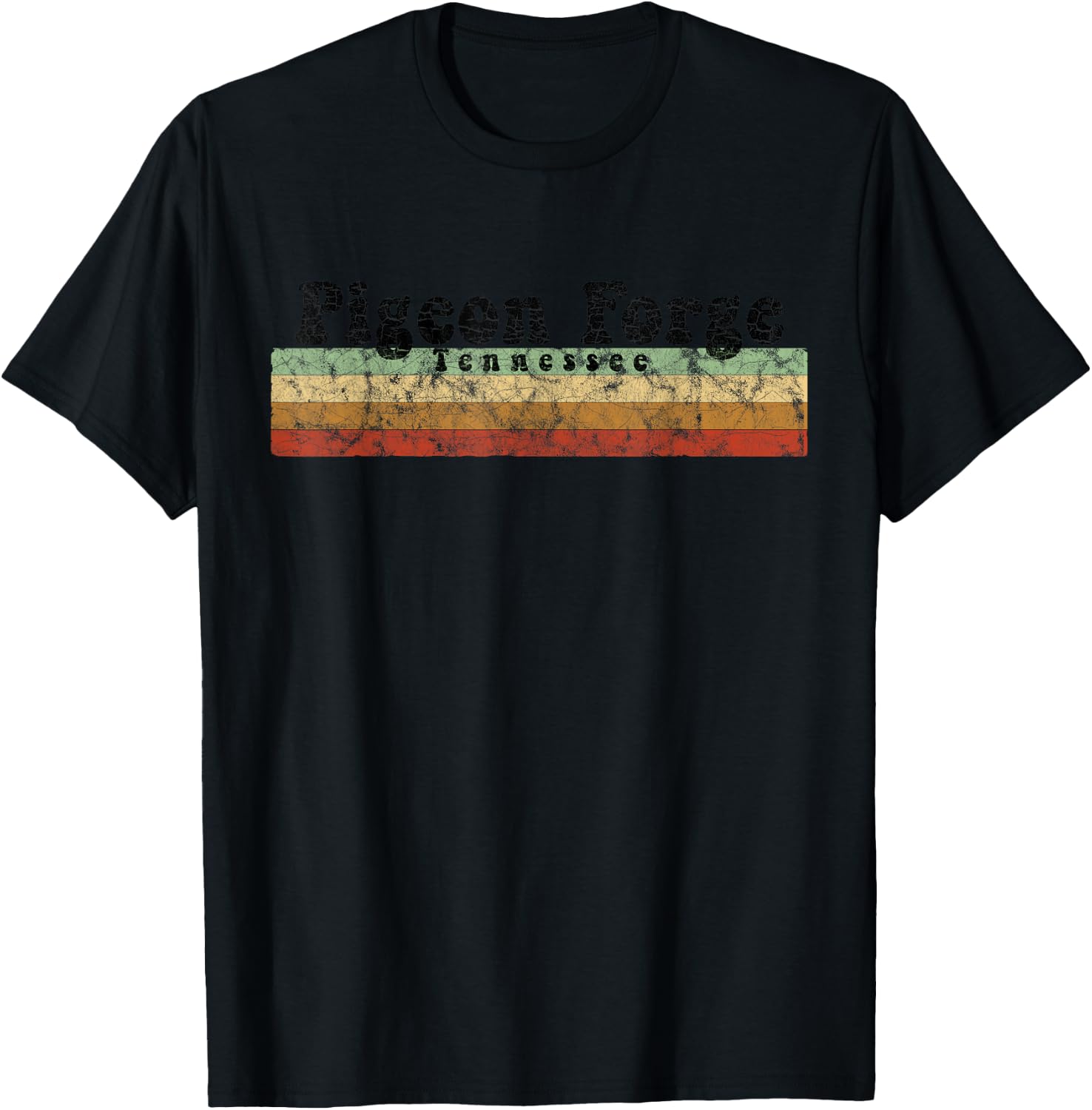 Vintage 1980s Style Pigeon Forge, Tennessee T-Shirt - T-Shirt | Black