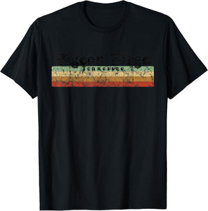 Vintage 1980s Style Pigeon Forge, Tennessee T-Shirt - T-Shirt | Black