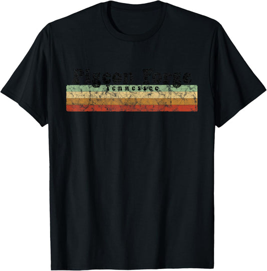 Vintage 1980s Style Pigeon Forge, Tennessee T-Shirt - T-Shirt | Black